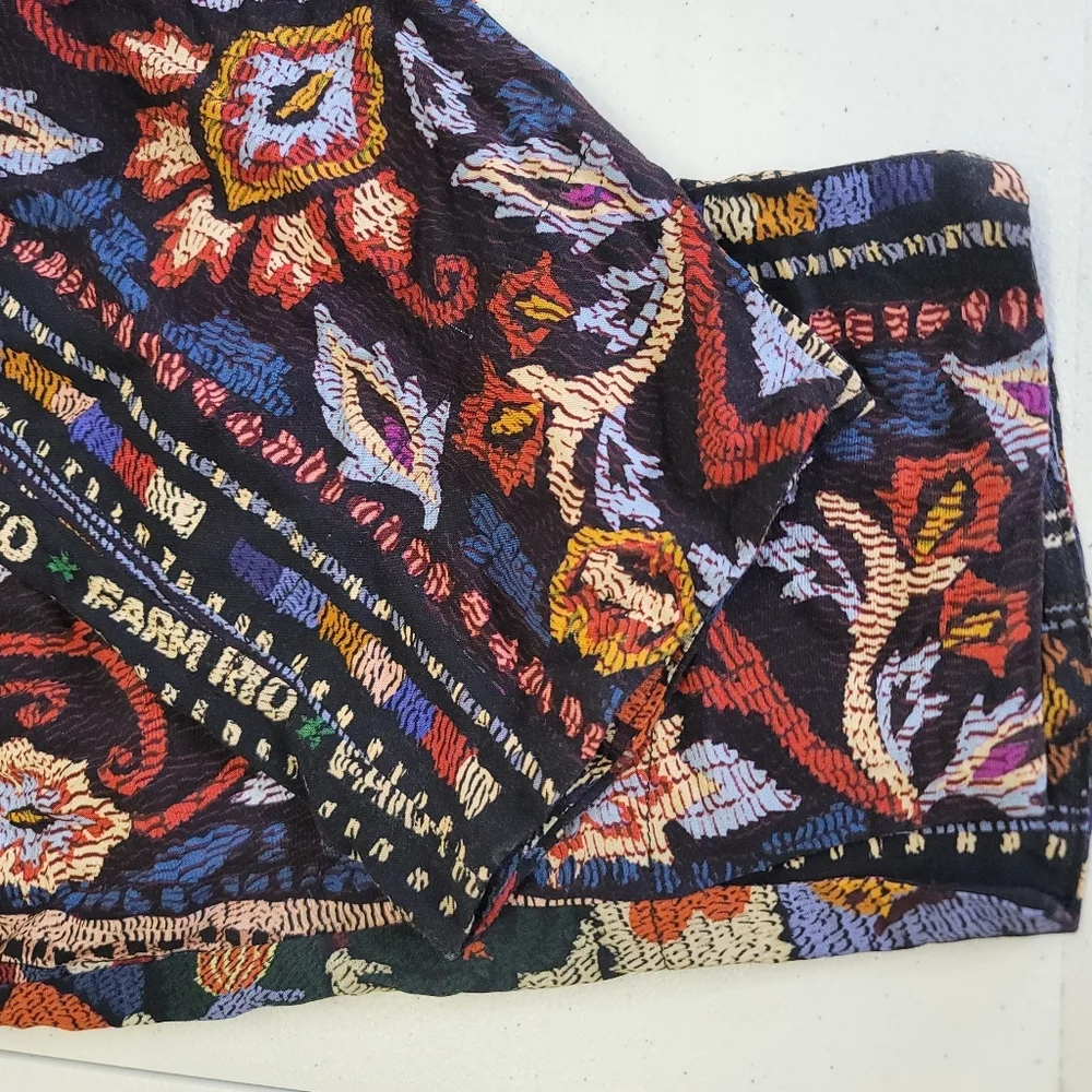 Farm Rio Aztec Print boho Pants - Picture 13 of 14